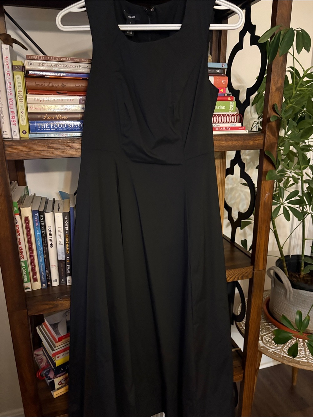 Alfani Black Sleeveless Maxi Dress